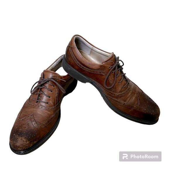 Ecco men’s oxford’s size 47‎ us 14 tan - Picture 1 of 8